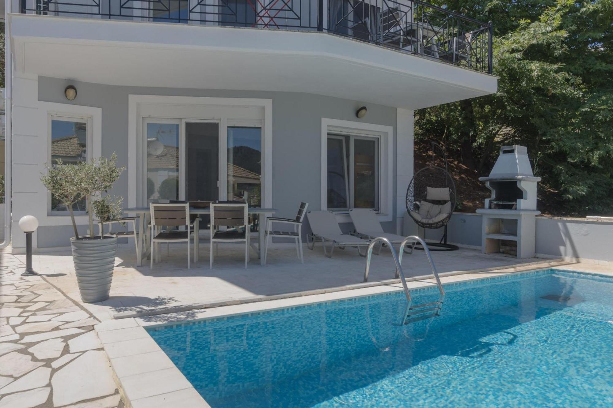 Diamanti Villa, Pool&Barbecue Skala Potamia  Esterno foto